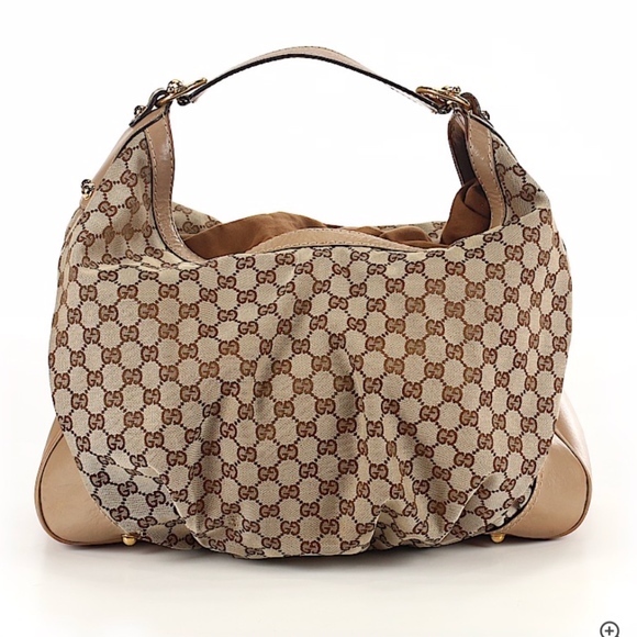 Gucci Handbags - Gucci GG Monogram Large Jockey Hobo